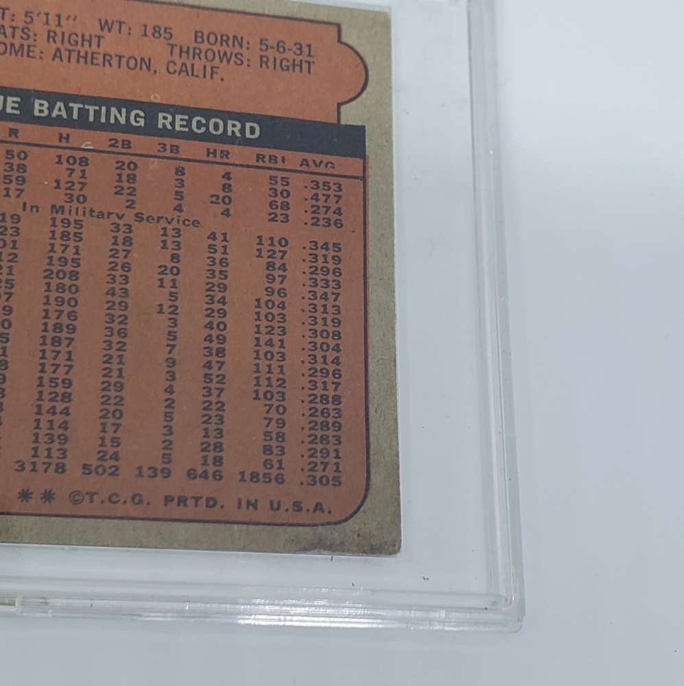 1972 Topps Willie Mays Baseball Card - Picture 4 of 5